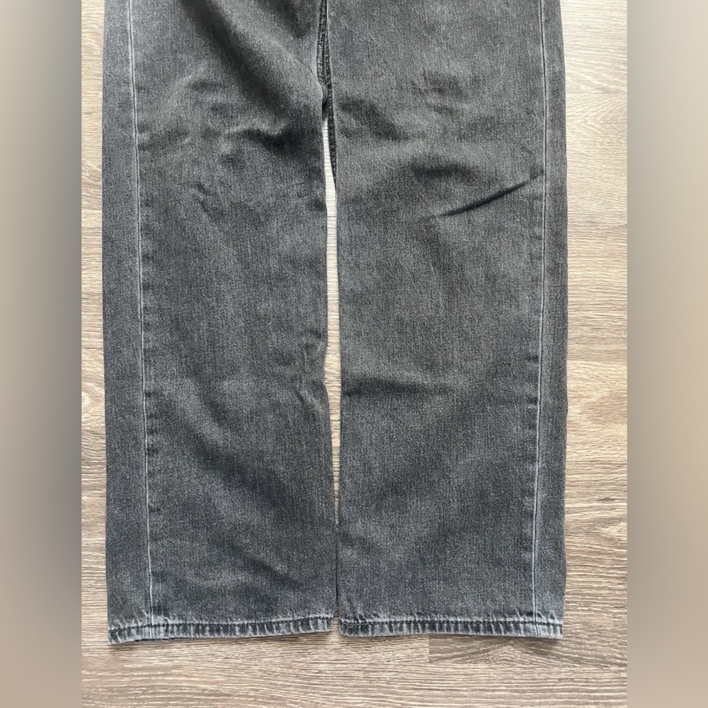 Levi's Low Pro Straight Leg Jeans Women's 30 Black Faded Jeans - Picture 2 of 14